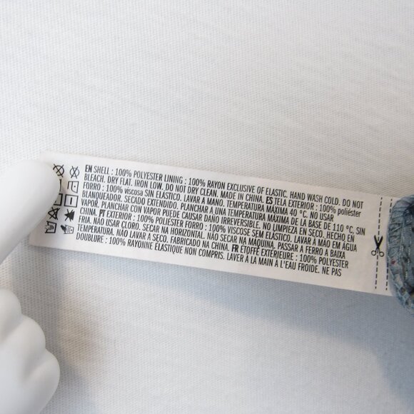 Forever 21 Floral Print Mini Dress Juniors Size L Long Sleeve - Picture 9 of 9